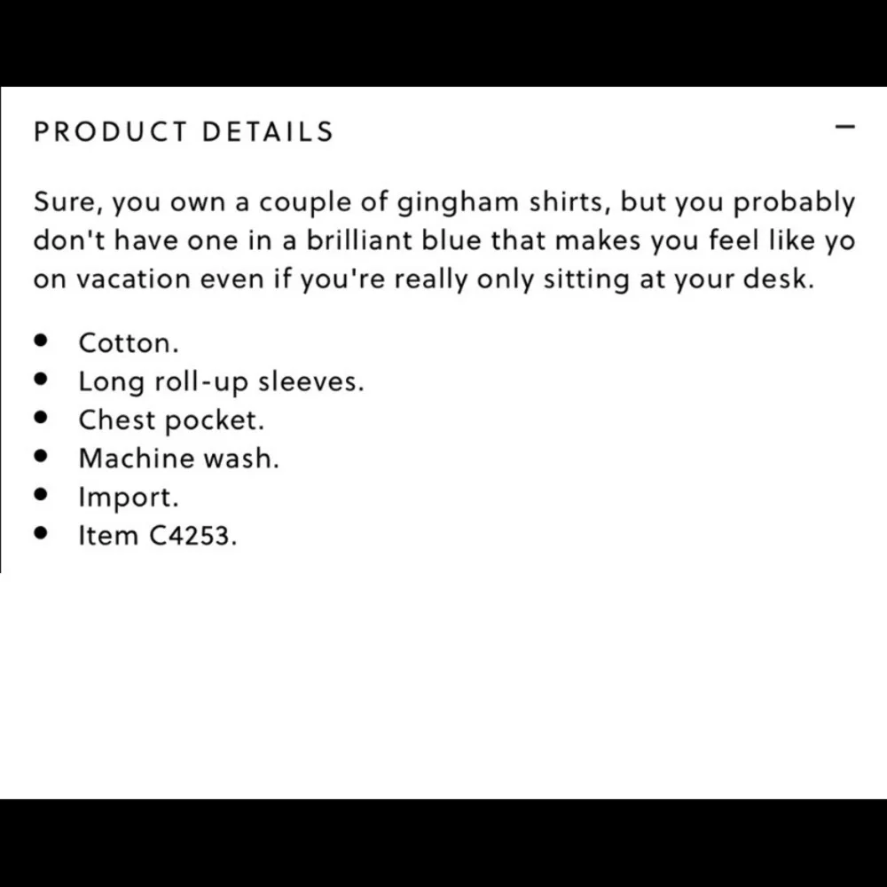 J. Crew Caribbean Blue Gingham Popover Shirt - Picture 9 of 9